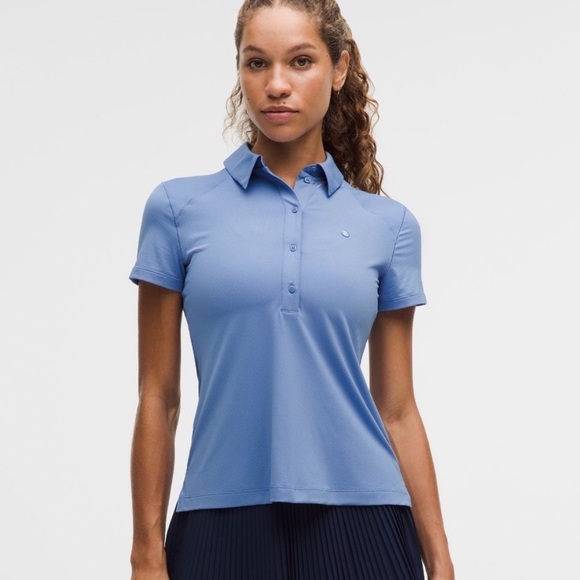 lululemon athletica Tops - Lululemon Quick Dry Short Sleeve Polo Tennis Shirt
